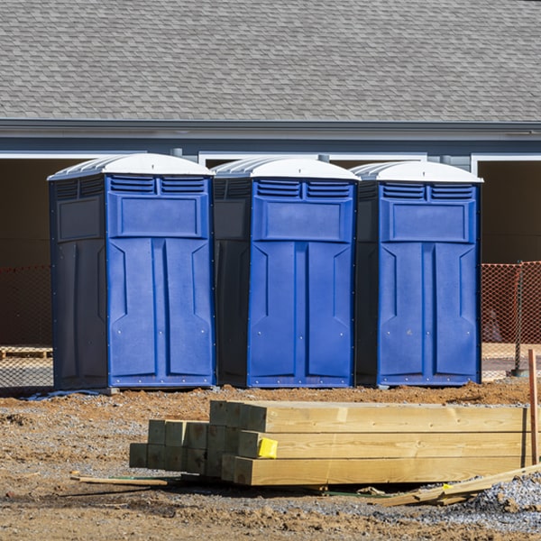 is there a specific order in which to place multiple portable restrooms in Greenwood Village